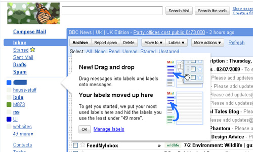 New features in Gmail